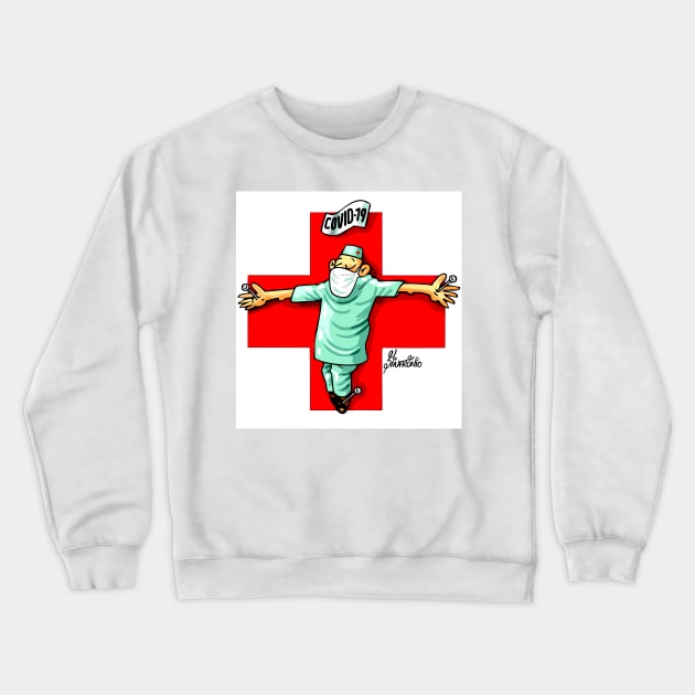 Hospital Crewneck Sweatshirt by Sinfronio1